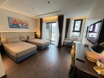 One-Bedroom Apartment — Căn Hộ Homestay The Sapphire Ha Long tiêu chuẩn khách sạn có tầm view sea & city rất đẹp